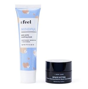 Niacinimide, Charcoal, Lavender, Chamomile, Mushroom Face Mask/Peel Set